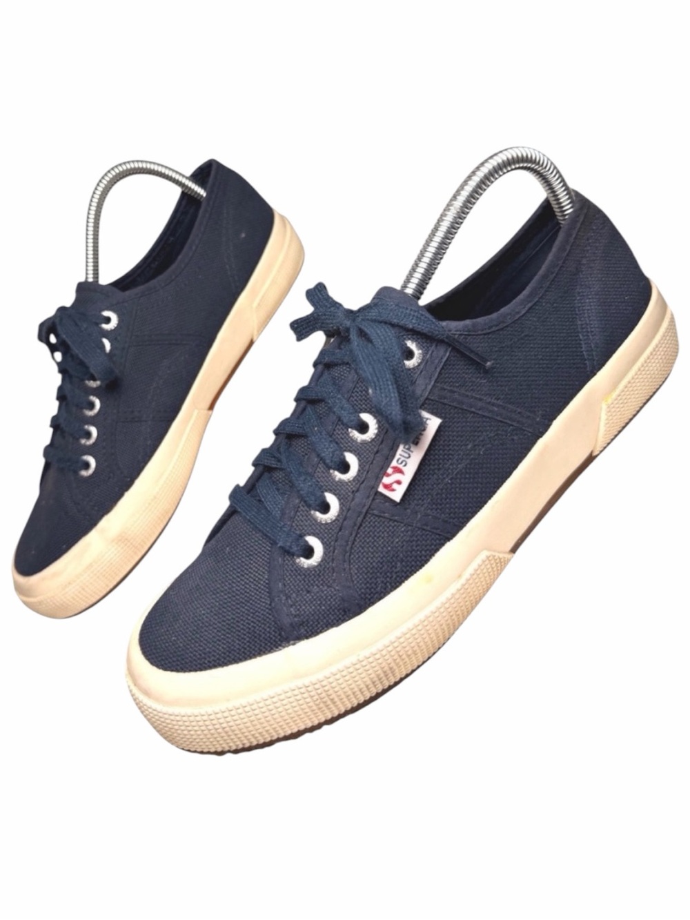 Superga 2750 Cotu Classic Navy Canvas Sneakers EU 39 US 8.5